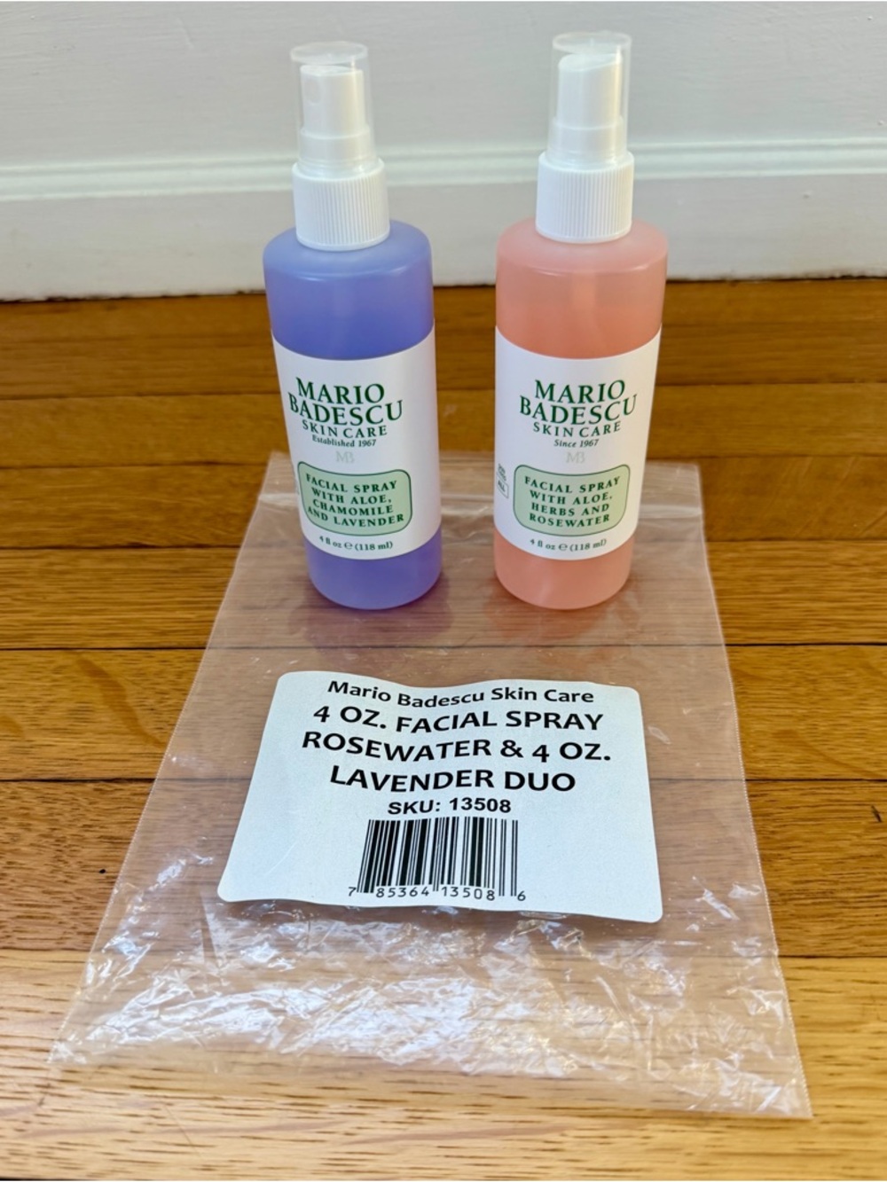 Mario Badescu Facial Spray Duo - Rosewater/Chamomile and Lavender